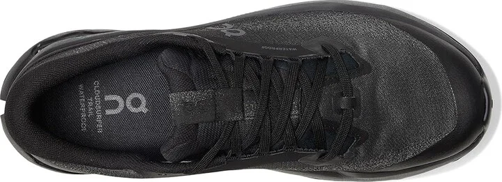 On Cloudsurfer Trail 2 Waterproof Men's Running Shoes Black/Black : 10.5 M, Synthetic - Image 2