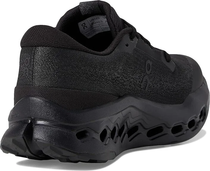 On Cloudsurfer Trail 2 Waterproof Men's Running Shoes Black/Black : 10.5 M, Synthetic - Image 4