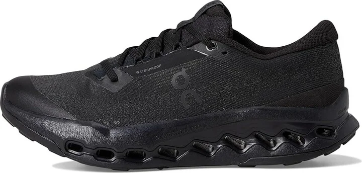 On Cloudsurfer Trail 2 Waterproof Men's Running Shoes Black/Black : 10.5 M, Synthetic - Image 6