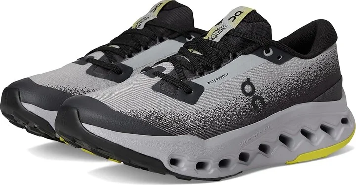 On Cloudsurfer Trail 2 Waterproof Women's Running Shoes Black/Lilac : 9 M, Synthetic