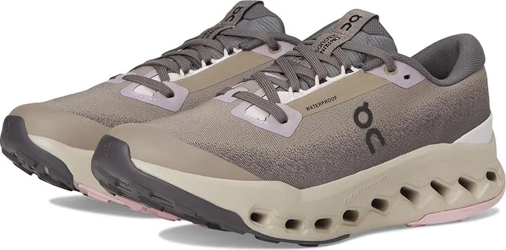 On Cloudsurfer Trail 2 Waterproof Women's Running Shoes Cinder/Desert : 10.5 M, Synthetic