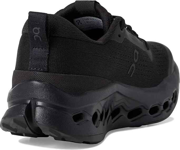 On Cloudsurfer Trail 2 Women's Running Shoes Black/Black : 5 M, Synthetic - Image 4