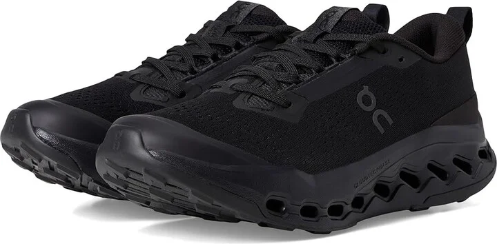 On Cloudsurfer Trail 2 Women's Running Shoes Black/Black : 5 M, Synthetic