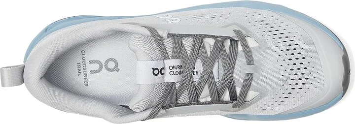 On Cloudsurfer Trail 2 Women's Running Shoes Glacier/Dust : 6.5 M, Synthetic - Image 2