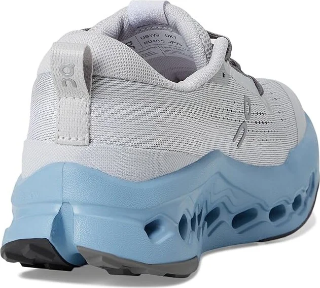 On Cloudsurfer Trail 2 Women's Running Shoes Glacier/Dust : 6.5 M, Synthetic - Image 4