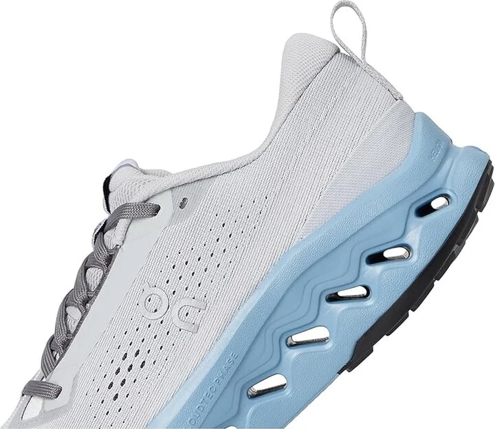 On Cloudsurfer Trail 2 Women's Running Shoes Glacier/Dust : 6.5 M, Synthetic - Image 7