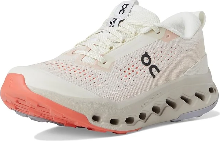 On Cloudsurfer Trail 2 Women's Running Shoes Ivory/Salmon : 10.5 M, Synthetic - Image 5