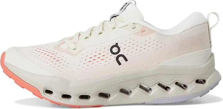On Cloudsurfer Trail 2 Women's Running Shoes Ivory/Salmon : 10.5 M, Synthetic - Image 6