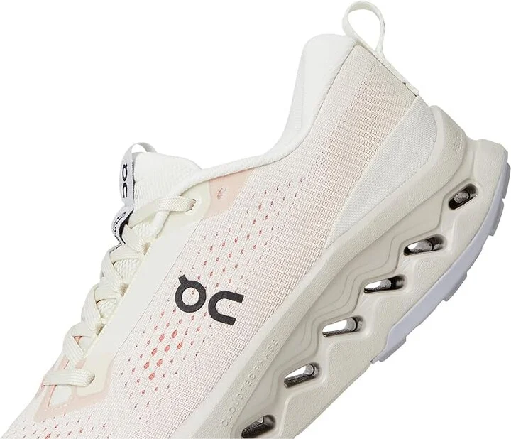 On Cloudsurfer Trail 2 Women's Running Shoes Ivory/Salmon : 10.5 M, Synthetic - Image 7
