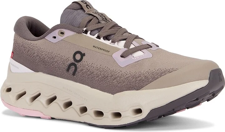 On Cloudsurfer Trail 2 WP Sneaker in Taupe - Image 2