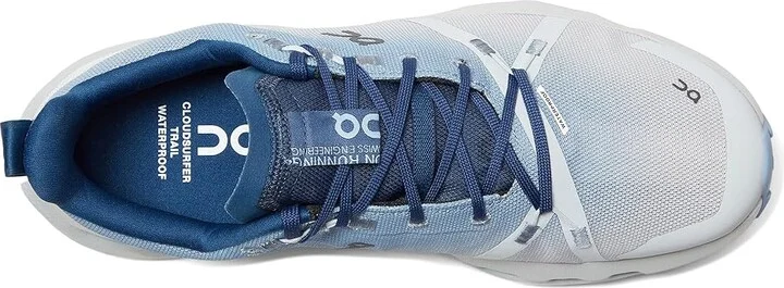 On Cloudsurfer Trail Waterproof Men's Running Shoes Chambray/Glacier : 13 M - Image 2