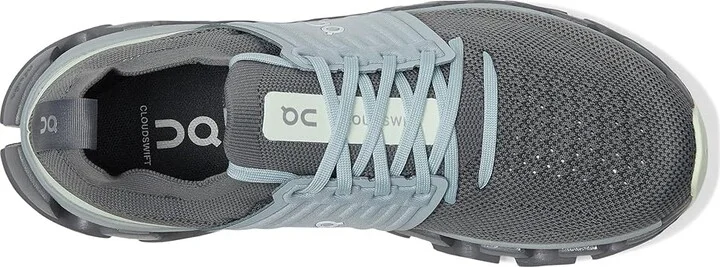On Cloudswift 3 Women's Shoes Rock/Lima : 5 M, Textile - Image 2