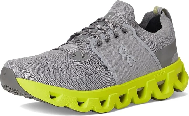 On Cloudswift 4 Men's Running Shoes Alloy/Lime : 14 M, Textile - Image 5