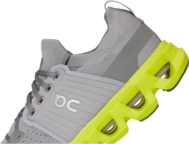 On Cloudswift 4 Men's Running Shoes Alloy/Lime : 14 M, Textile - Image 7