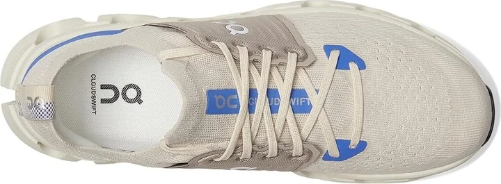 On Cloudswift 4 Men's Running Shoes Cream/Cobalt : 9 M, Textile - Image 2