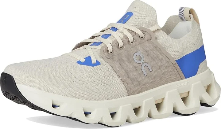 On Cloudswift 4 Men's Running Shoes Cream/Cobalt : 9 M, Textile - Image 5