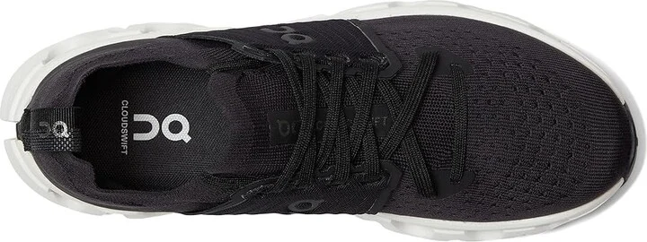 On Cloudswift 4 Women's Running Shoes Black/White : 8 M, Synthetic - Image 2