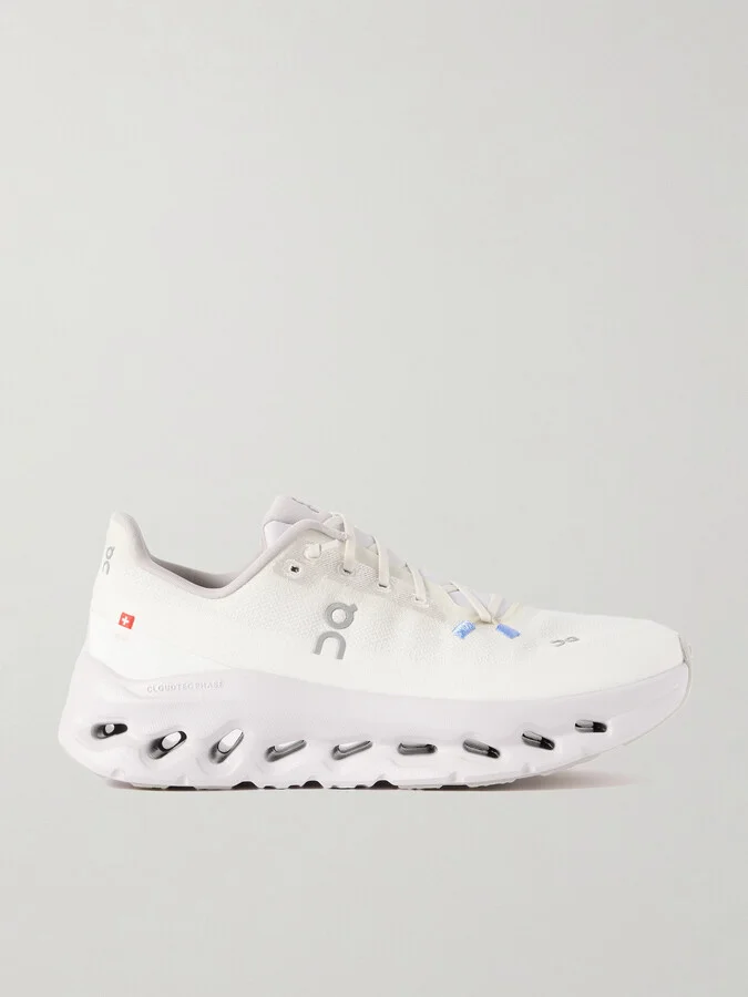 ON - Cloudtilt Stretch Recycled-knit Sneakers - White