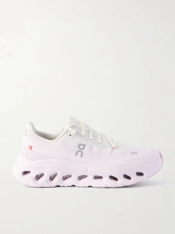 ON - Cloudtilt Stretch Recycled-knit Sneakers - White