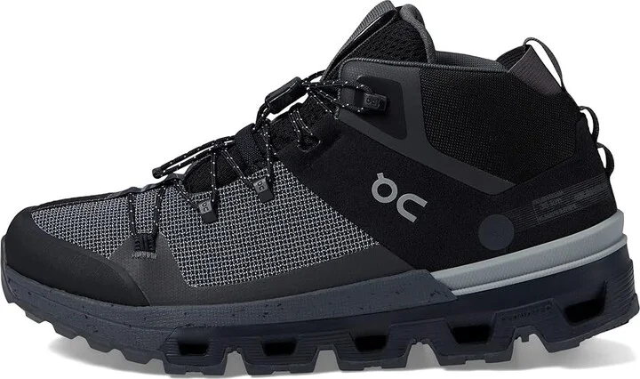 On Cloudtrax Women's Shoes Black/Rock : 5.5 M, Synthetic/Textile - Image 5