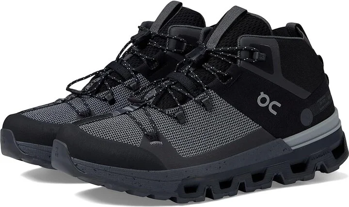 On Cloudtrax Women's Shoes Black/Rock : 5.5 M, Synthetic/Textile