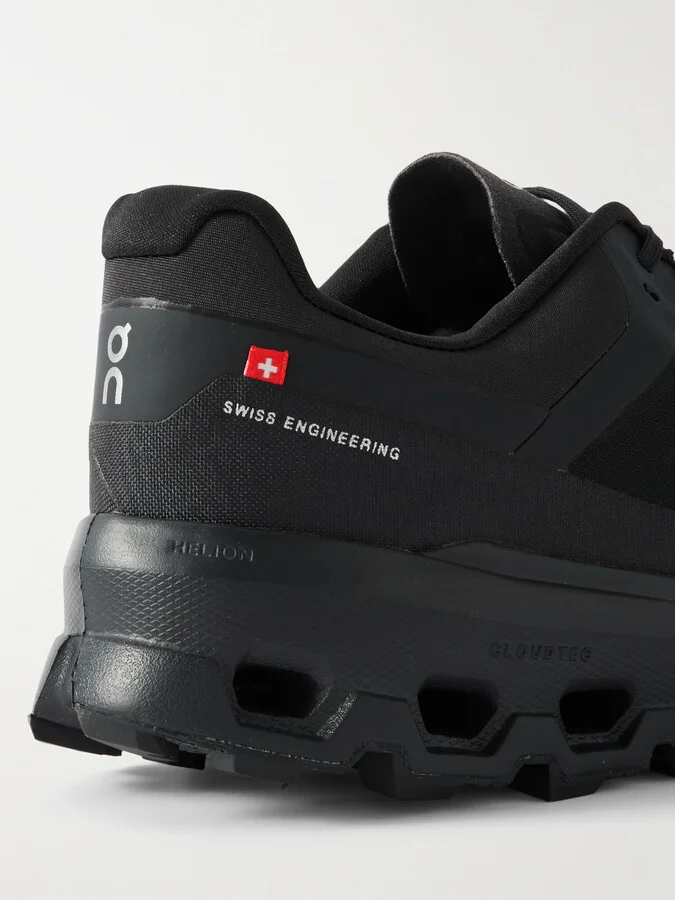 ON - Cloudvista 2 Rubber-trimmed Ripstop And Mesh Sneakers - Black - Image 4