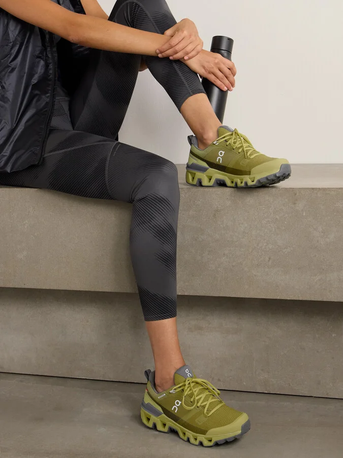 ON - Cloudwander Waterproof Mesh And Rubber Sneakers - Green - Image 2