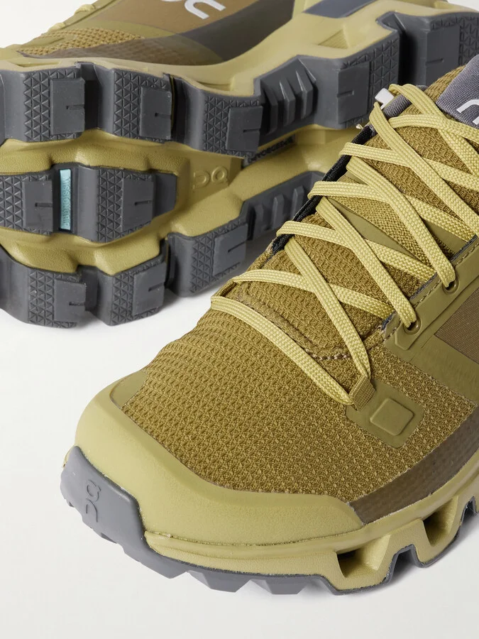 ON - Cloudwander Waterproof Mesh And Rubber Sneakers - Green - Image 4