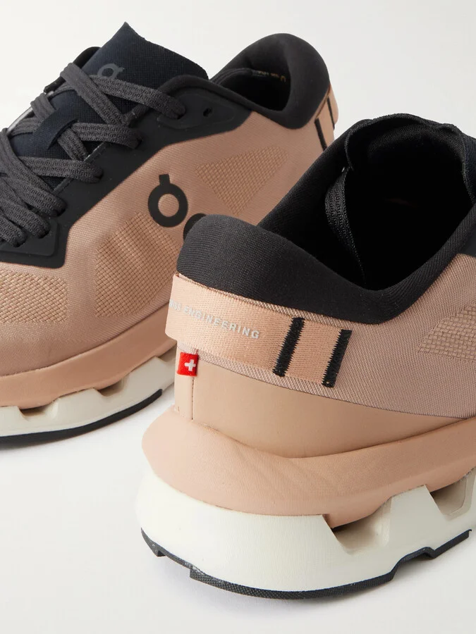 ON - Cloudzone Stretch Recycled-knit Sneakers - Neutrals - Image 4