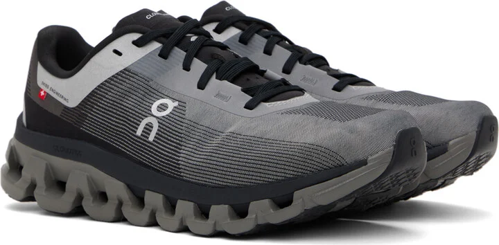 On Gray & Black Cloudflow 4 Sneakers - Image 4