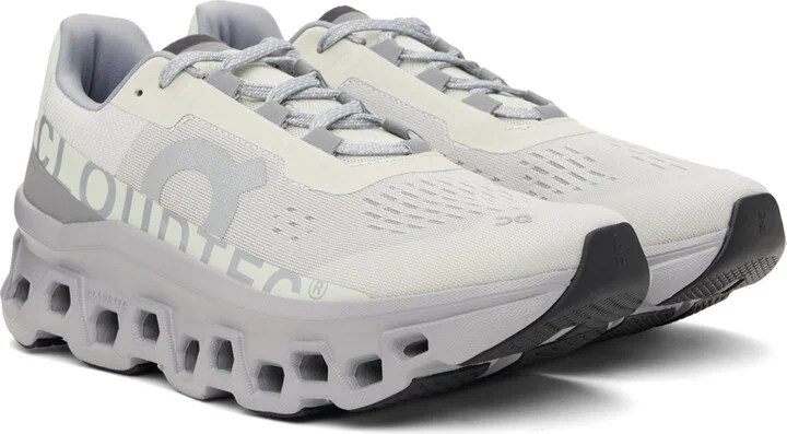 On Gray Cloudmonster Sneakers - Image 4