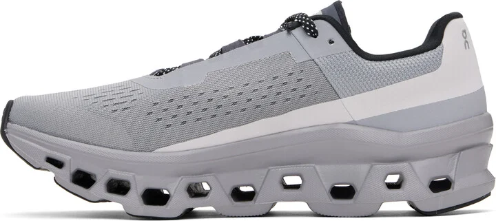 On Gray Cloudmonster Sneakers - Image 3