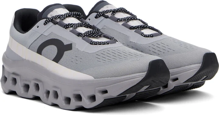 On Gray Cloudmonster Sneakers - Image 4