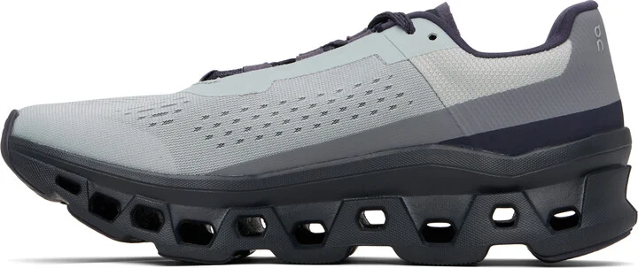 On Gray Cloudmonster Sneakers - Image 3