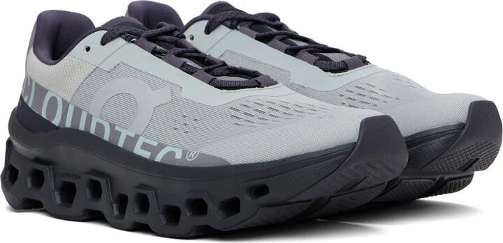 On Gray Cloudmonster Sneakers - Image 4