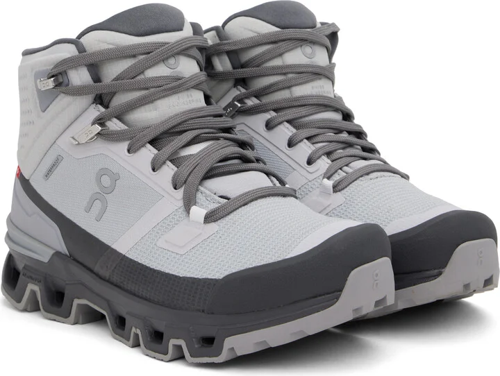 On Gray Cloudrock 2 Waterproof Sneakers - Image 4