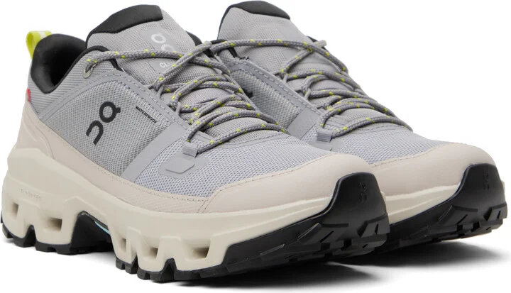 On Gray Cloudrock Low WP Sneakers - Image 4