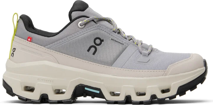 On Gray Cloudrock Low WP Sneakers