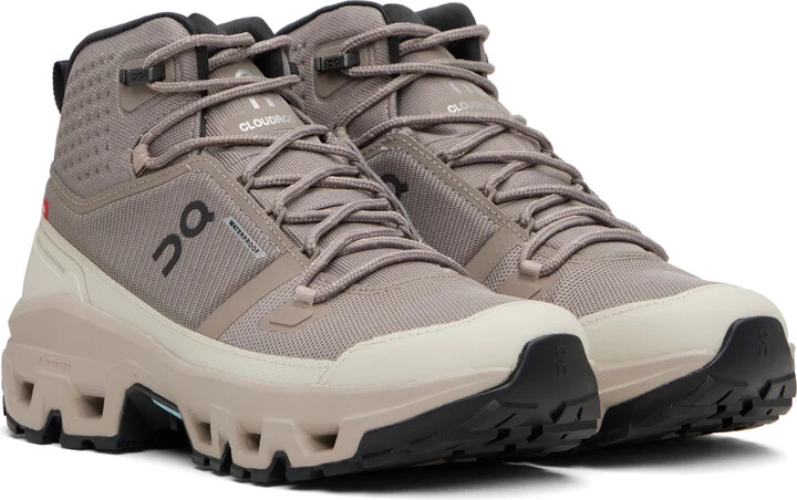 On Gray Cloudrock Mid Waterproof Sneakers - Image 4