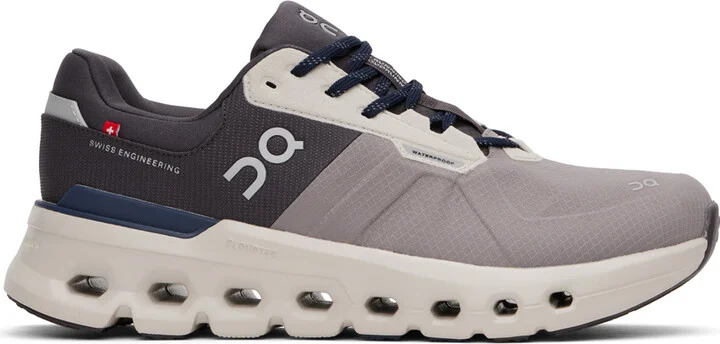 On Gray Cloudrunner 2 Waterproof Sneakers