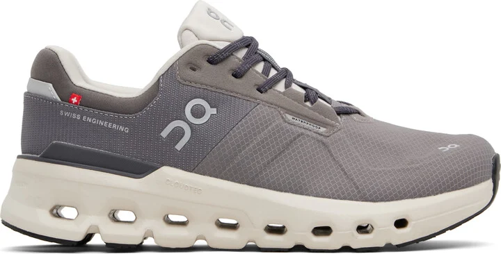 On Gray Cloudrunner 2 Waterproof Sneakers