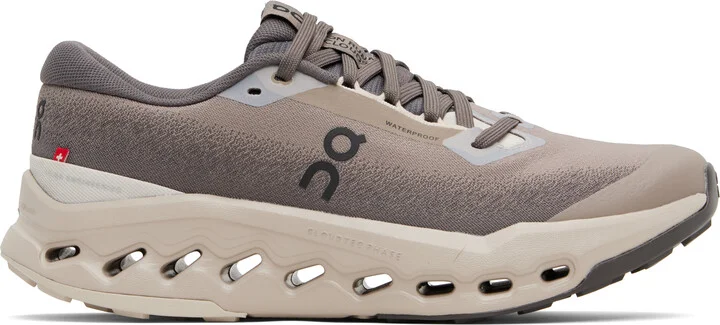On Gray Cloudsurfer Trail 2 Waterproof Sneakers
