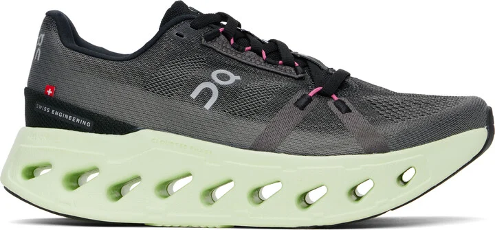 On Gray & Green Cloudeclipse Sneakers