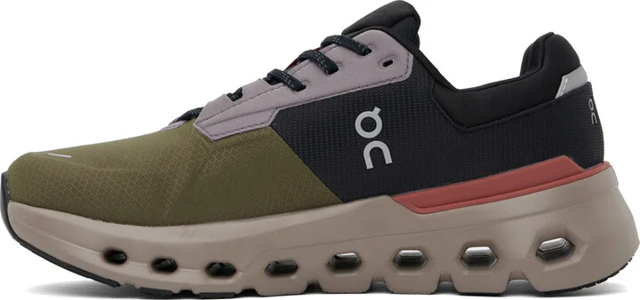 On Khaki & Black Cloudrunner 2 Waterproof Sneakers - Image 3