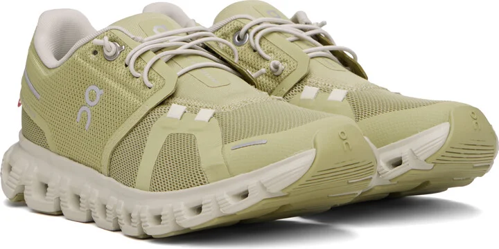On Khaki Cloud 6 Sneakers - Image 4