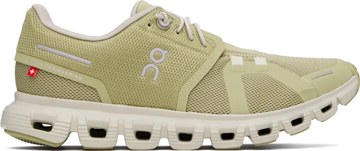 On Khaki Cloud 6 Sneakers