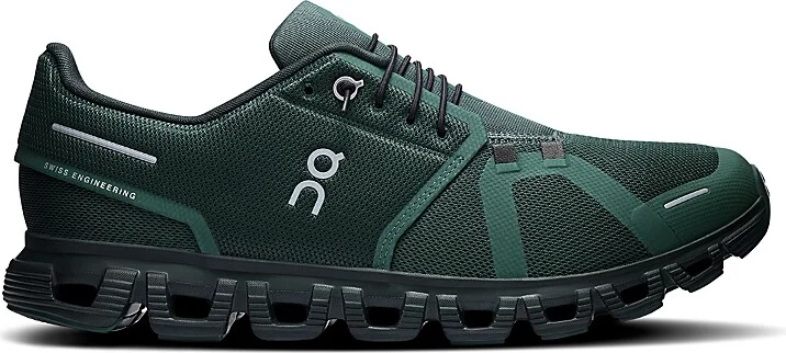 On Men's Cloud 6 Running Sneakers in Evergreen
