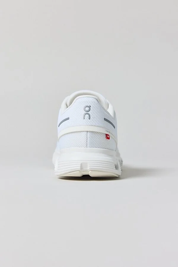 On Men's Cloud 6 Sneaker in White/White - Image 4
