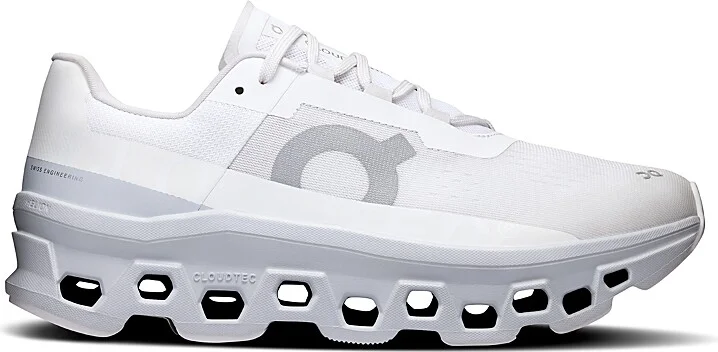 On Men's Cloudmonster Running Sneakers in White