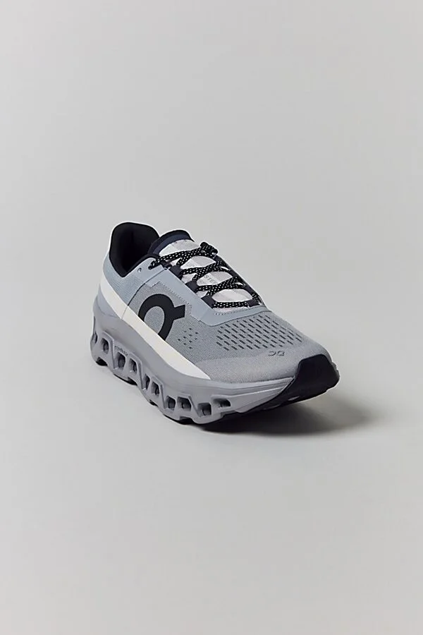 On Men's Cloudmonster Sneaker in Alloy/Silver - Image 4